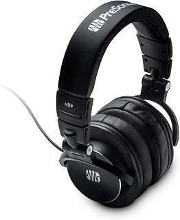 PreSonus HD9 Professional Monitoring Headphones — High-Power Handling, Closed-Back, Circumaural Acoustic Design Studio Recording Headphones for Professional Mixing and Monitoring - Image 1