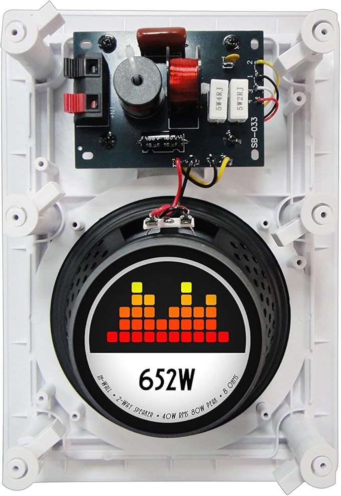 652W Silver Ticket in-Wall Speaker with Pivoting Tweeter (6.5 Inch in-Wall)