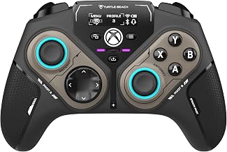 Turtle Beach Stealth Pivot Wireless Smart Game Controller Officially Licensed for Windows PC – Rotating Modules, Display Dashboard, Hall-Effect Sticks, Remappable Buttons, Bluetooth, 20-Hour Battery - Image 1