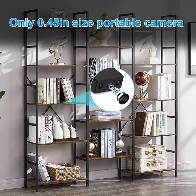 Crazytree Hidden Camera, 1080p HD Mini Spy Camera, WiFi Wireless Camera, Indoor Surveillance Camera for Pet Baby, Nanny Cam with Night Vision, Motion Detection
