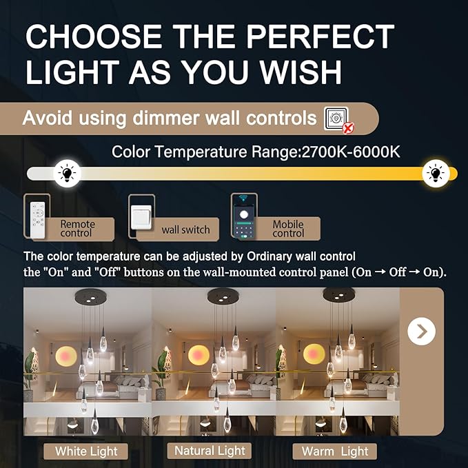 Modern Crystal Chandelier 6-Lights Pendant Chandeliers for Staircase Black Kitchen Pendant Light Fixture Hanging Lighting for Dining Room Living Room Bedroom Entryway