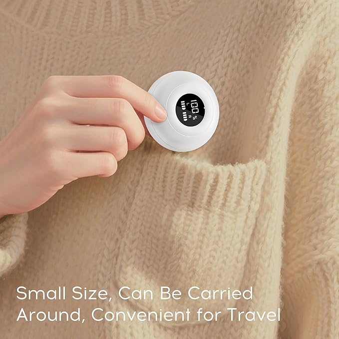 sunvito Sleep Earbuds Bluetooth 6.0, Mini Invisible Silicone Sleep Earbuds for Side Sleepers, Noise Blocking Sleeping Headphones, Hidden Earbuds with LED Display for Small Ears, Sleep & Relax (White)