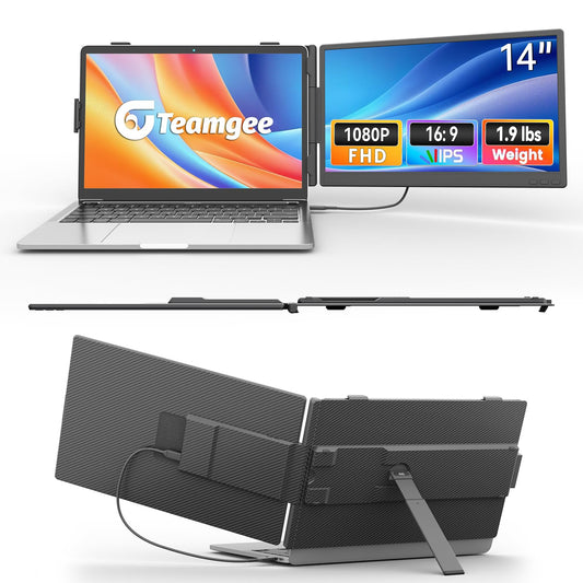 Teamgee Laptop Screen Extender IPS Portable Monitor 14"