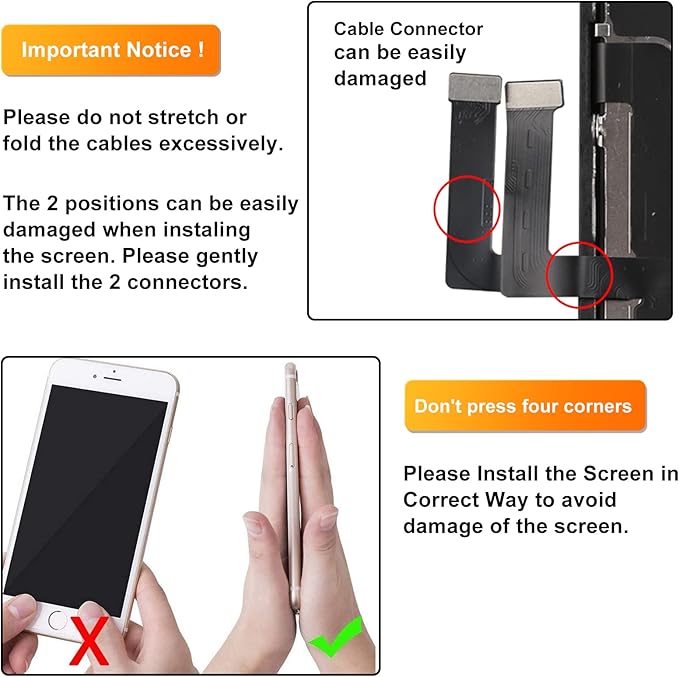 LL TRADER Screen Replacement for iPhone 11 LCD Retina 6.1'' FHD Display COF Touch Screen Digitizer with Repair Tool Kits, Waterproof Tape, Screen Protector(for Model A2111, A2223, A2221)