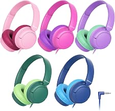 iClever Kids Headphones 5 Pack for Students K-12 & Teachers Classroom/Study - Image 1