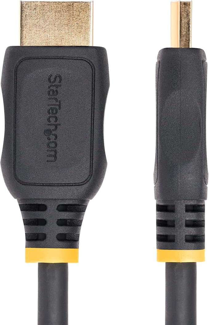 StarTech.com 18in (0.5m) HDMI 2.0 Extension Cable, High Speed HDMI Port Saver Cable, 4K 60Hz, HDMI Extension Cord, M/F
