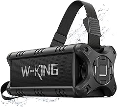 W-KING Bluetooth Speaker, 90W Max Loud IPX7 Waterproof Portable Speaker
