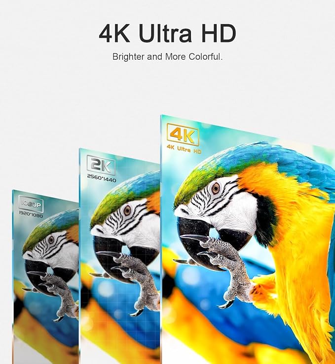 HDMI Cable 4K 75 FT Fiber Optic, 4K 60HZ High Speed 18 Gbps HDMI Cable,HDR, HDCP 2.2/1.4, 3D, 2160P,1080P HDMI Cord for UHD TV,Monitor, PS4/3, Xbox One