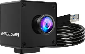 ELP High Speed Global Shutter USB3.0 Camera, 720P/200fps, 1200P/120fps, USB3.0/2.0 20Pin Wide Angle 83degree Cameras for Windows, Linux, Mac, Pi, Fast Frame AR0234 Webcam for PC Laptop Jetson Nano