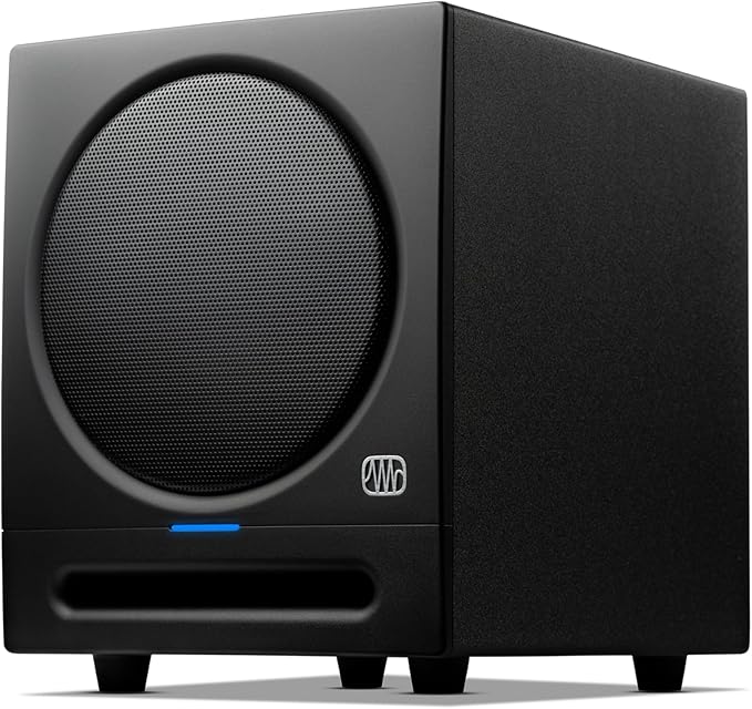 PreSonus Eris Sub 8BT — 8" Inch Powered Subwoofer, Powered Sub, Active Subwoofer, Wireless, Bluetooth, Home Audio, Bass Speaker, Home Theater, Music Production, Gaming