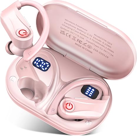Wireless Earbuds Bluetooth 6.1 Sport Headphones with Earhooks and Mic - Image 5