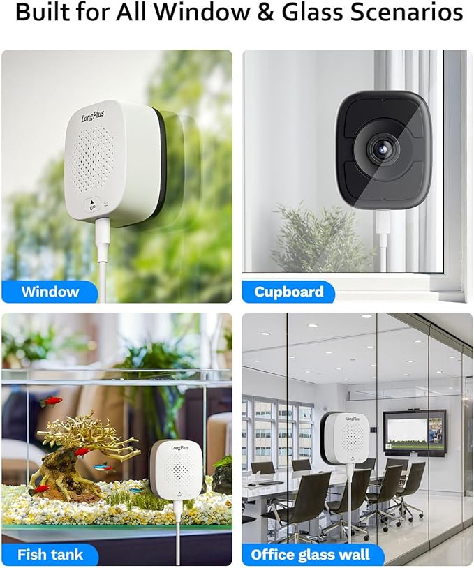 5MP 3K Smart Window Camera, Indoor Safeview Window Cameras for Home Security, 2.4G/ 5G Safe View Security Cameras with Color Night Vision, Person & Car Detection, 2 Way Talk, 24/7 Recording