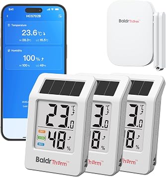 BaldrTherm WiFi Thermometer, Wireless Smart Thermometer