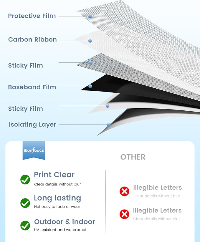 TZe Label Maker Tape 12mm 0.47" White Laminated Replacement for Brother P-Touch Label Tape TZe-231 TZe231 Compatible with Brother Ptouch PTD210 PT-D220 PTH110 PT-D400, 4-Pack