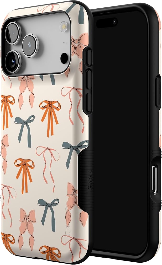 Casely iPhone 17 Pro Max Case | Gourdy Girlie | Harvest Bows | Bold Protective Design | MagSafe Compatible Design