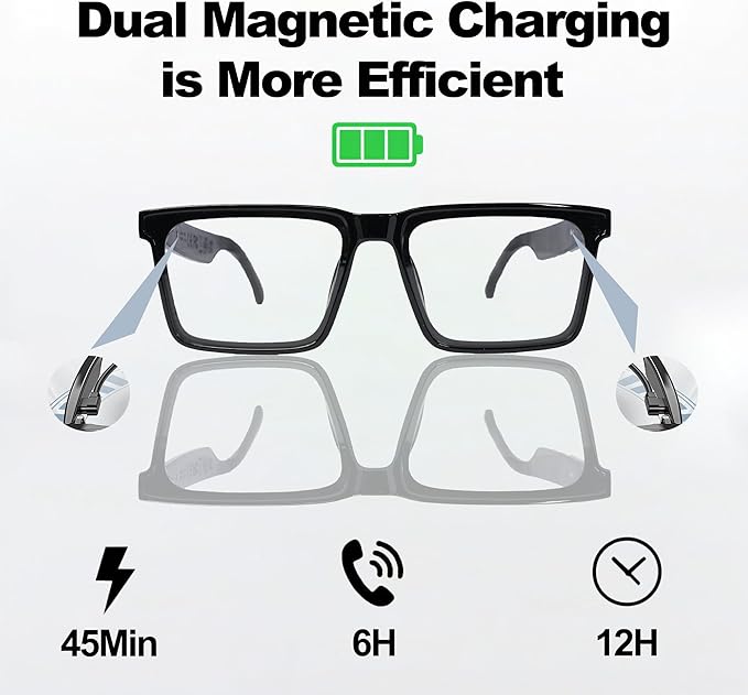 AI Smart Wireless Bluetooth Translation Glasses for Men/Women with Speakers/Bluetooth&140+ Languages Translation Sports/Travel/Drive/Busniess (C2+AI+Color Change Lenses+Black)