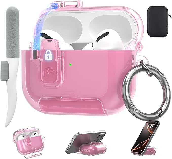 Valkit Compatible Airpods Pro 2nd Generation Case Clear, Soft TPU AirPods Pro 2 Case Transparent Protective Cover for Women Men Shockproof iPods Pro 2 Cases Skin for Airpods Pro 2 Charging Cases