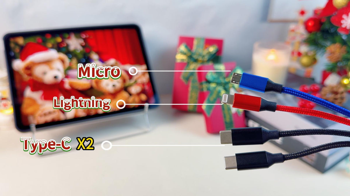 4 in 2 Multi Charging Cable, USBA/C Charging Cords f | Charging & Powe - Image 8