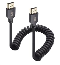 Cable Matters 48Gbps 8K HDMI Coiled Cable, 1-3ft