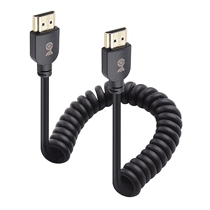 Cable Matters 48Gbps 8K HDMI Coiled Cable, 1-3ft