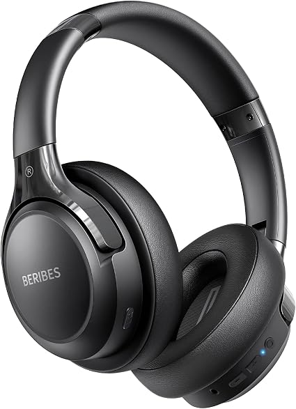 BERIBES Bluetooth Headphones Over Ear Wireless HiFi Stereo Headsets 65H 6EQ