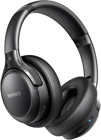 BERIBES Bluetooth Headphones Over Ear Wireless HiFi Stereo Headsets 65H 6EQ