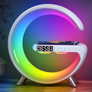5 in 1 LED Table Lamp with Wireless Charging Bluetooth Speaker - Image 1