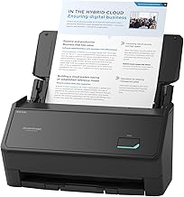 ScanSnap iX2400 High-Speed One-Touch Button Color Document Scanner, Black - Image 1