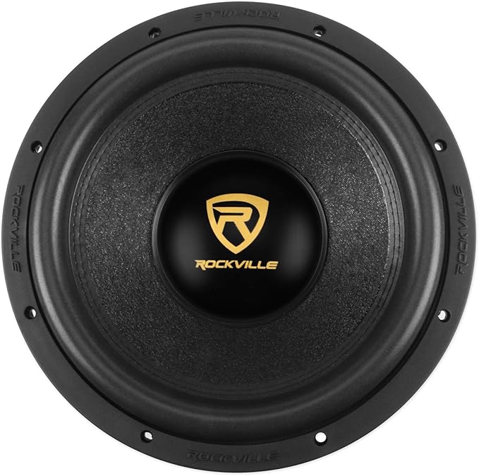 Rockville W12K9D4 V3 12" K9 Series Car Subwoofer, 4000W Peak/1000W RMS, Dual 4-Ohm, Ultra-Stiff Cone, Double-Stacked Magnet, for Car Audio Bass Systems