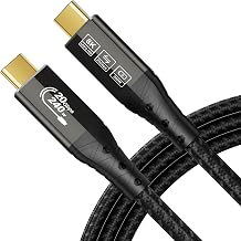 ZIKNYDO USB C Cable 10FT, USBC 3.2 20Gbps Data transfer, 240W Fast Charging Type C to Type C, 4K@144Hz / 60Hz, 8K@30Hz USB C Monitor Video Cable for Thunderbolt 4, MacBook Pro, iPad, Dell XPS, VR (3m) - Image 1
