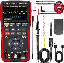 ZT-703S 3-in-1 Digital Multimeter Oscilloscope & Signal Generator, 2 Channel 50MHz, High-Precision Voltage Meter, Auto-Ranging, AC/DC Current Capacitor Resistor Diode, 19999 Counts, 3400mAh Battery - Image 1