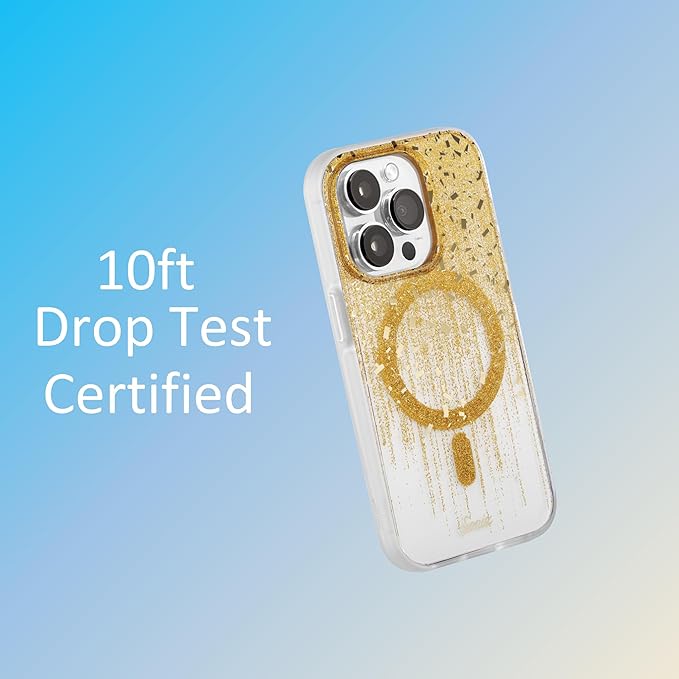Sonix Case for iPhone 15 Pro | Compatible with MagSafe | 10ft Drop Tested | Drippin' Gold
