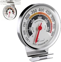 Oven Thermometer 360° Rotating Dial Extra Large Digits 150-600°F