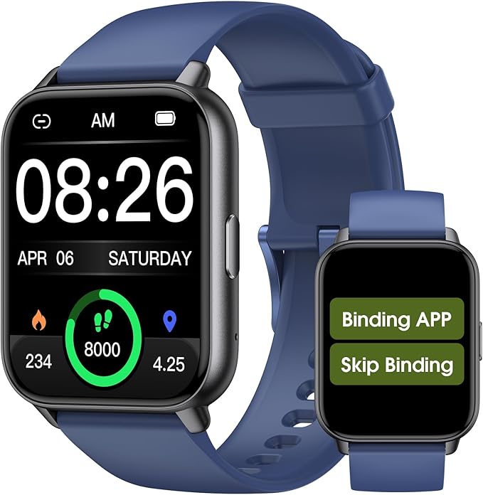 Pedometer Watch Senior Friendly No App/Phone Required, Waterproof Fitness Tracker Watch with Step Counter Calories/Sleep Tracker for Walking Running for Men Women