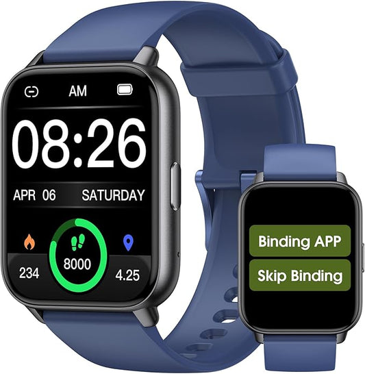 Pedometer Watch Senior Friendly No App/Phone Required, Waterproof Fitness Tracker Watch with Step Counter Calories/Sleep Tracker for Walking Running for Men Women