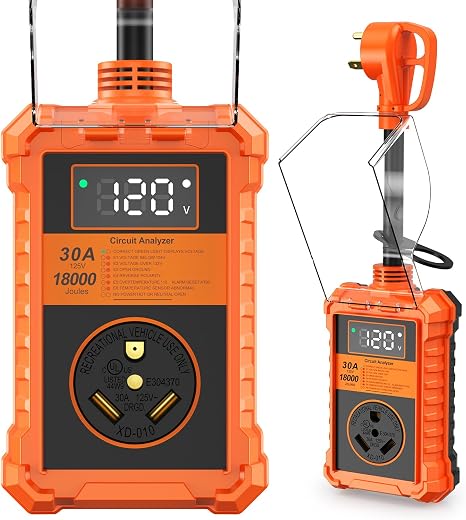 RV Surge Protector 30 Amp -18000J RV Accessories