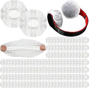 Hoteam 500 Pcs Disposable Headphone Covers, Non-Woven for Over-Ear 8-11cm