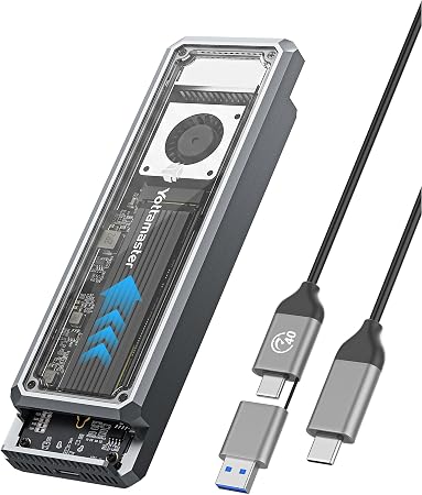 Yottamaster M.2 NVMe SSD Enclosure 40Gbps, for Thunderbolt 4/USB4 Interface