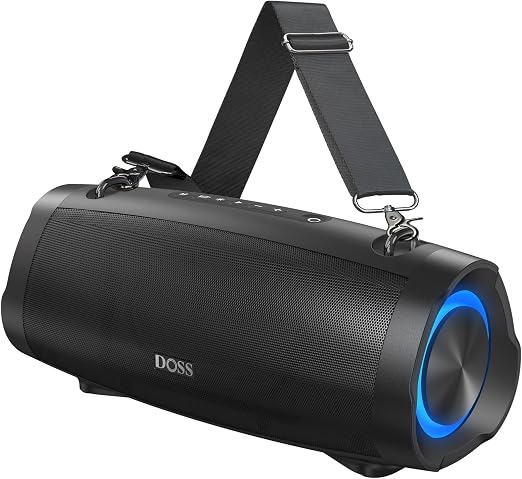 DOSS Extreme Boom Pro D100 Wireless Bluetooth Speaker, IPX6 Waterproof