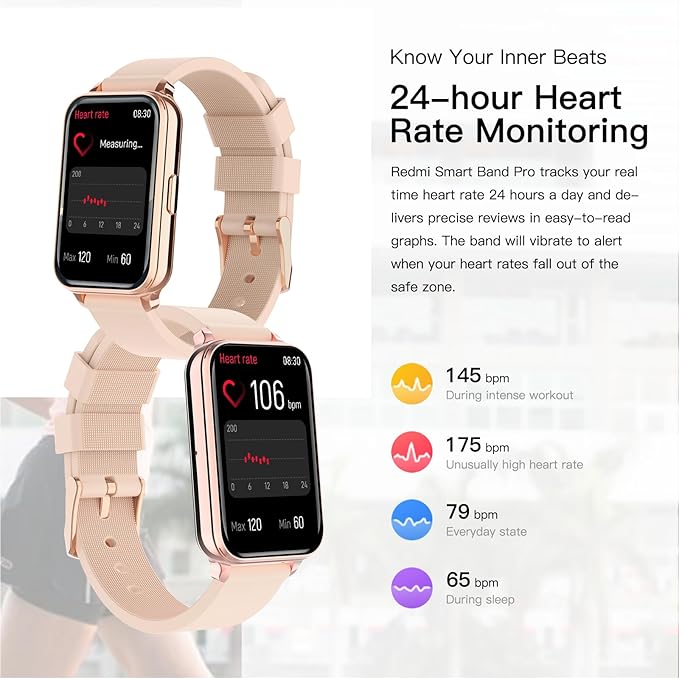 Smart Watch Fitness Tracker Make/Answer Calls for Women Men with Heart Rate Blood Oxygen Sleep Monitor Sports Modes Step Calorie Counter IP68 Waterproof for Android Phones and iPhone