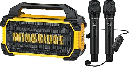 150W Waterproof Portable PA Speaker & Voice Amplifier with Wireless Mics - Image 1