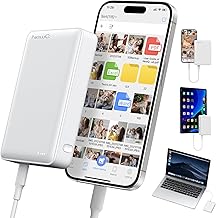 NEWQ Hard Drive for Phone & Computer: USB Flash Storage Device Photo Memory Stick for iPhone, iPad, MacBook Compatible with Apple iOS & Android Cellphone Backup Pictures, Videos, Etc (1, TB) - Image 1