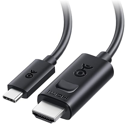 Cable Matters Unidirectional USB C to HDMI 2.1 Cable, 6ft, Black