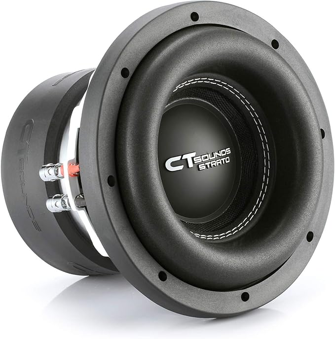 CT Sounds STRATO-8-D2 1200 Watts Max 8 Inch Car Subwoofer Dual 2 Ohm