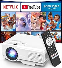 【Netflix include】Smart Projector with WiFi and Bluetooth, Apps Built-in - Image 1