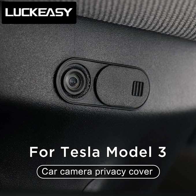 LUCKEASY Webcam coverfor Tesla Model 3 2017-2020 Car Camera Privacy Cover 1PCS/Set