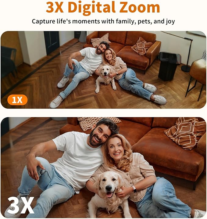 5G Indoor Camera for Home Security, 2K Security Camera, Pet/Baby/Dog Camera with Phone App, AI Motion Detection, Cloud & SD Card Storage, Works with Alexa & Google Home, with a Month Cloud