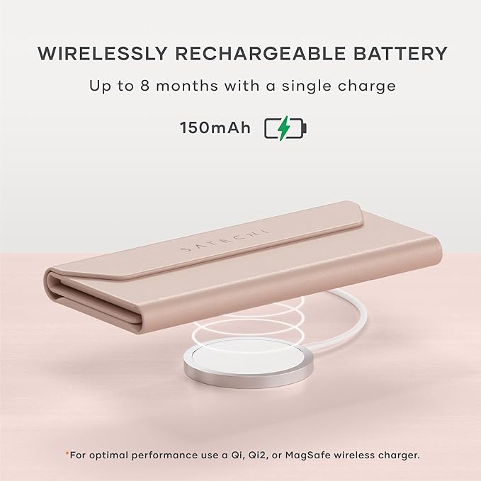 Satechi FindAll Smart Glasses Case with Find My, Foldable & Portable, Wireless Rechargeable, Loud Audible Left-Behind Alerts