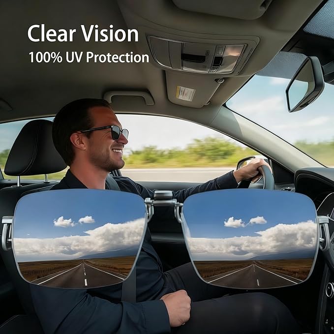 AI Smart Glasses Photochromic Lens, Sunglass Lenses with UV Protection, Replacement Lenses DM / W610 Smart Glasses