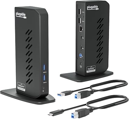 Plugable Dual 1080p HDMI Universal Docking Station